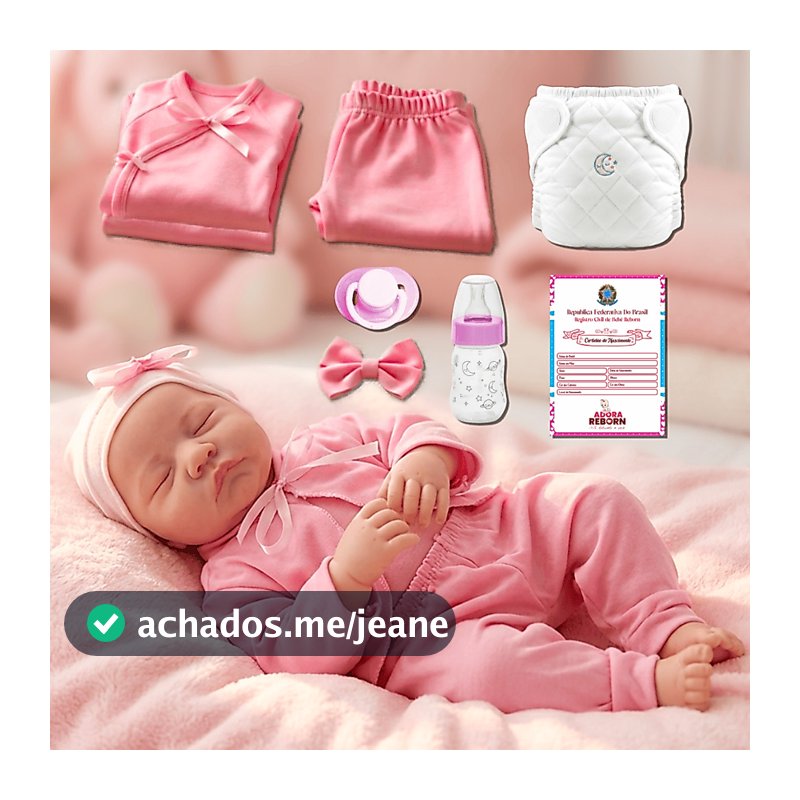 Bebê Boneca Reborn Livia Siliconada Realista Pode dar Banho em Promoção