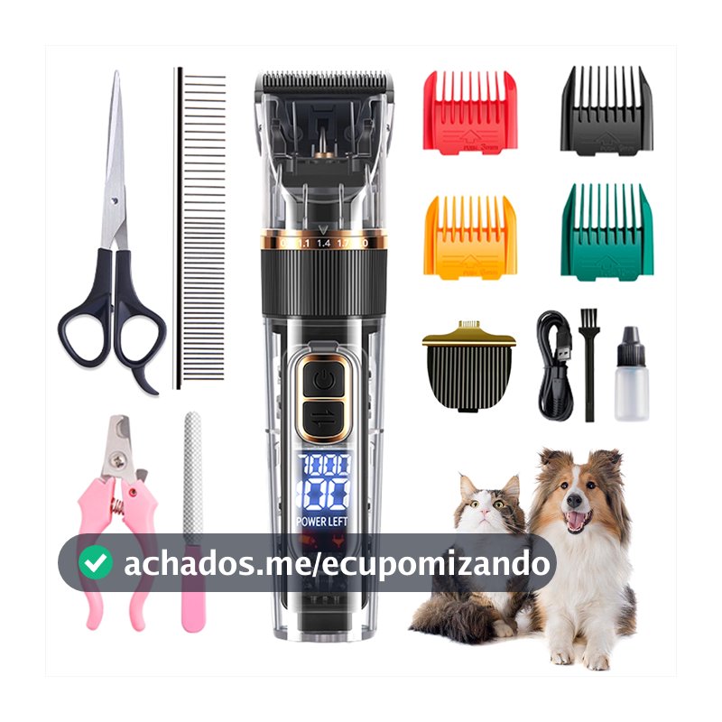 Máquina Profissional Para Tosa De Cães , De Corte De Pelos De Animais De Estimação , Conjunto De Cortar Cabelo