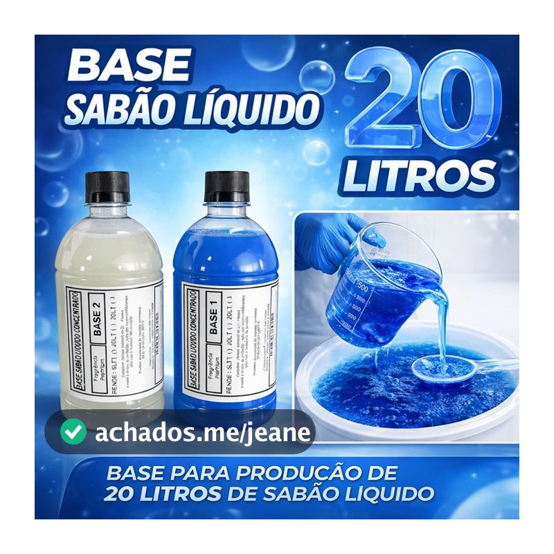 Base Para Sabão Líquido Lava-Roupas Fácil de Fazer