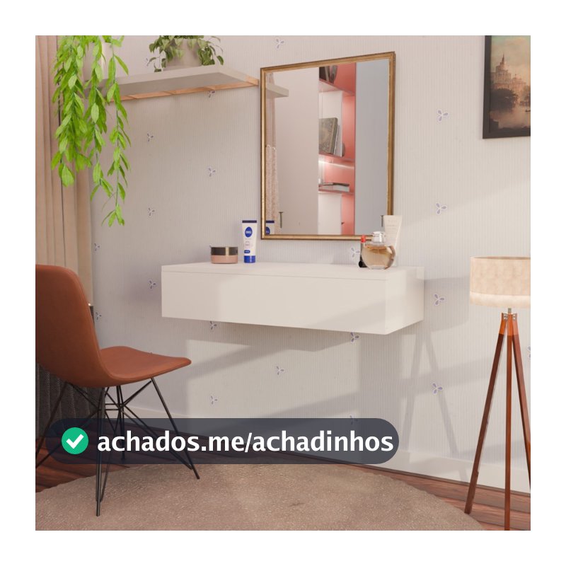 Gaveta Suspensa 60CM Penteadeira Aparador Camarim Corrediças Telescópica