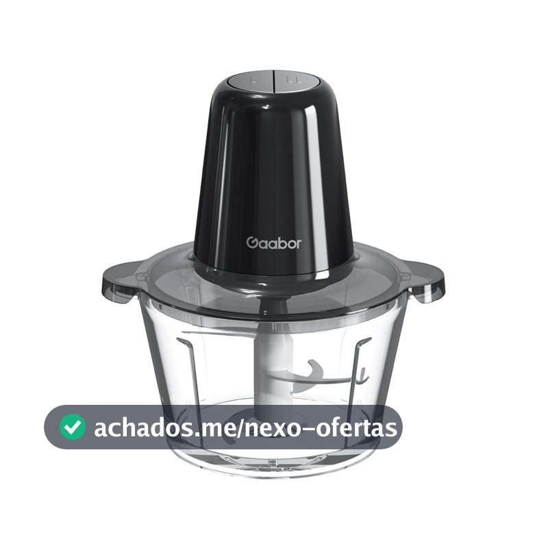 Gaabor Processador 2L 300W 4 Lâminas Triturador Carne Legumes Multislice Vidro 6mm MG-15M02A