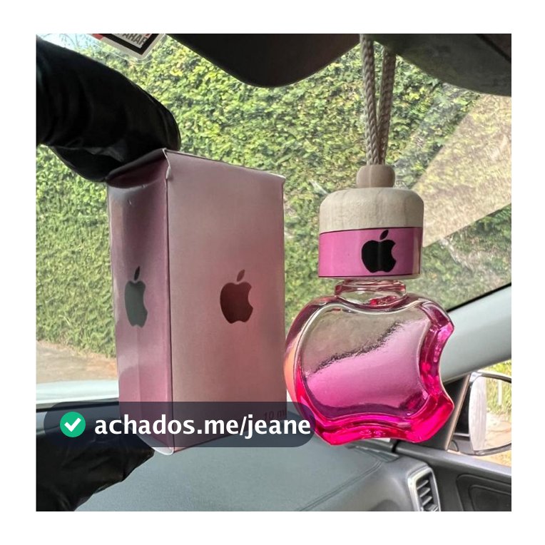 Cheiirinho para Carro Maça ROSA (Aromatizador Automotivo)