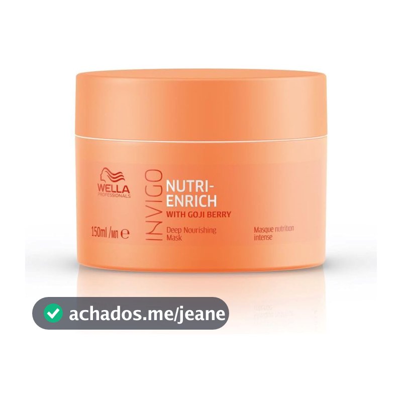 Máscara Invigo Nutri Enrich Wella 150ml