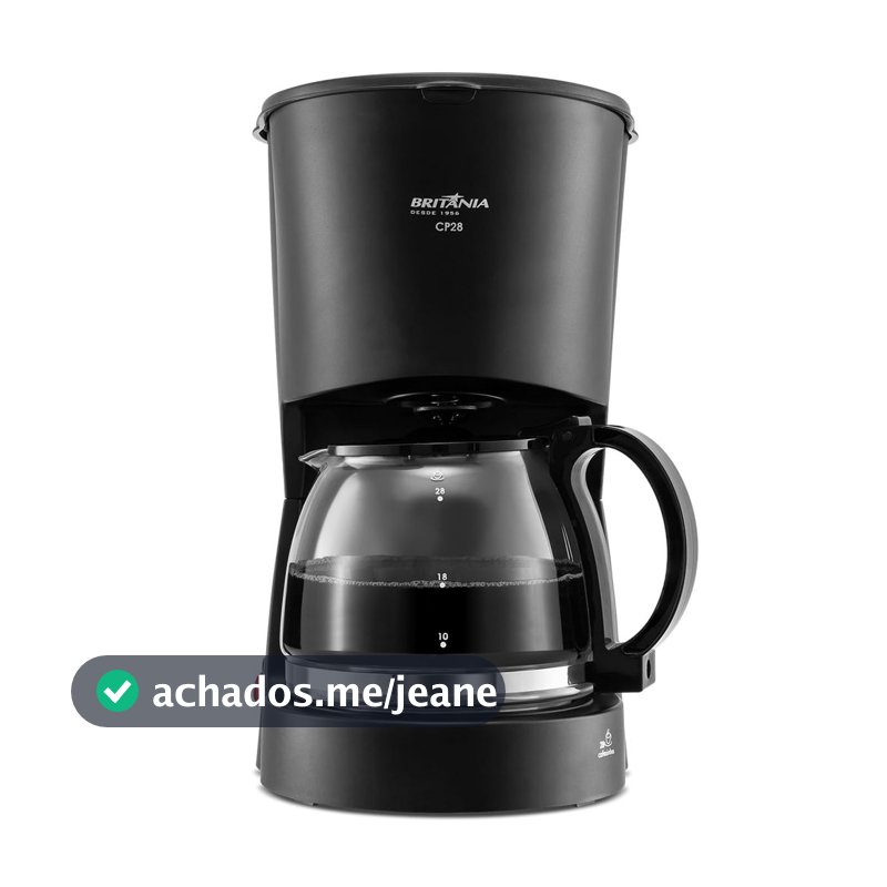 Cafeteira Britânia 28 Cafézinhos 750W CP28