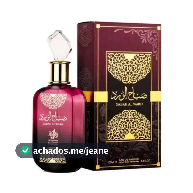 Perfume Sabah Arabe Al Ward Al Wataniah Feminino 50ml Original Importado Perfume Árabe Luxxo Alta Fixação