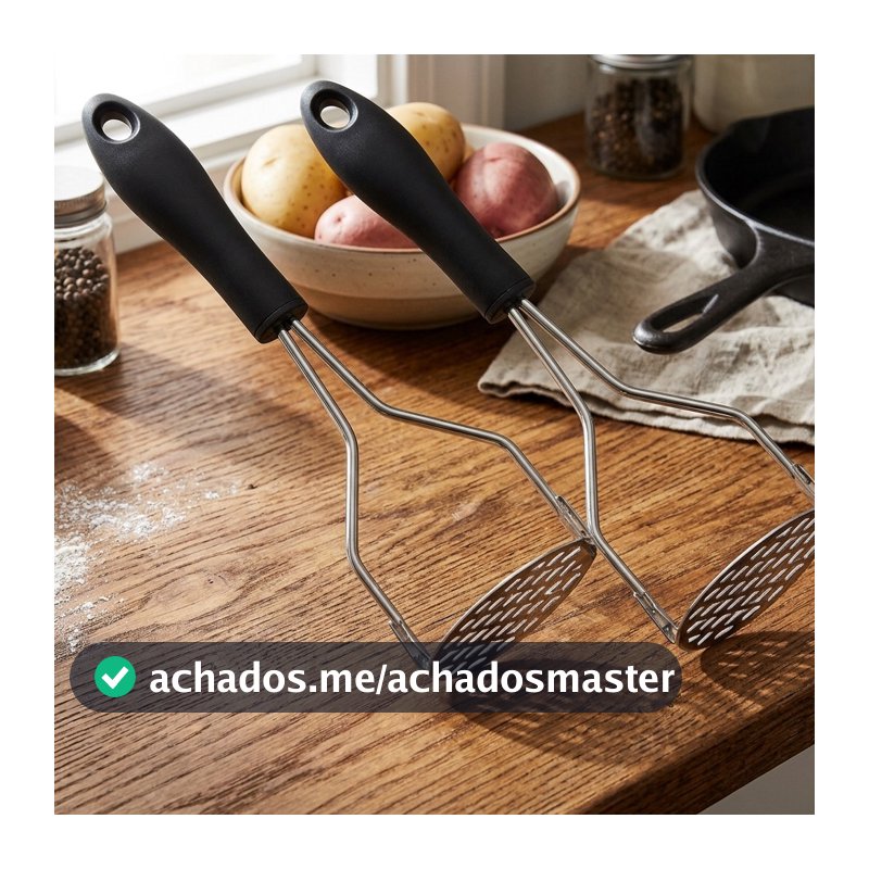 Espremedor Amassador De Batatas Inox Uso Diário