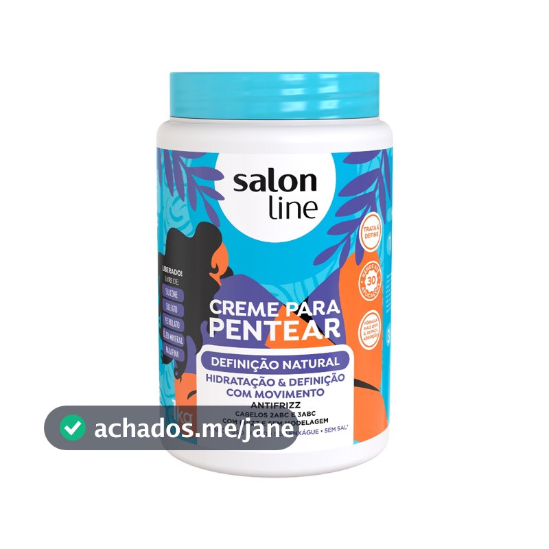 Creme Para Pentear Definição Natural 1kg