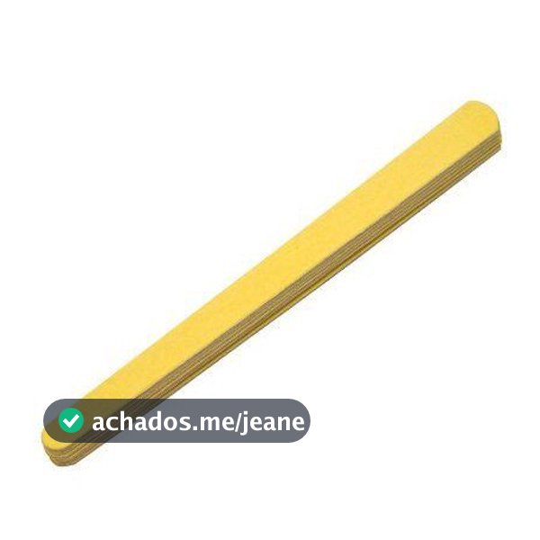 Kit Lixa De Unha Canário Manicure Pedicure 3 Unidades