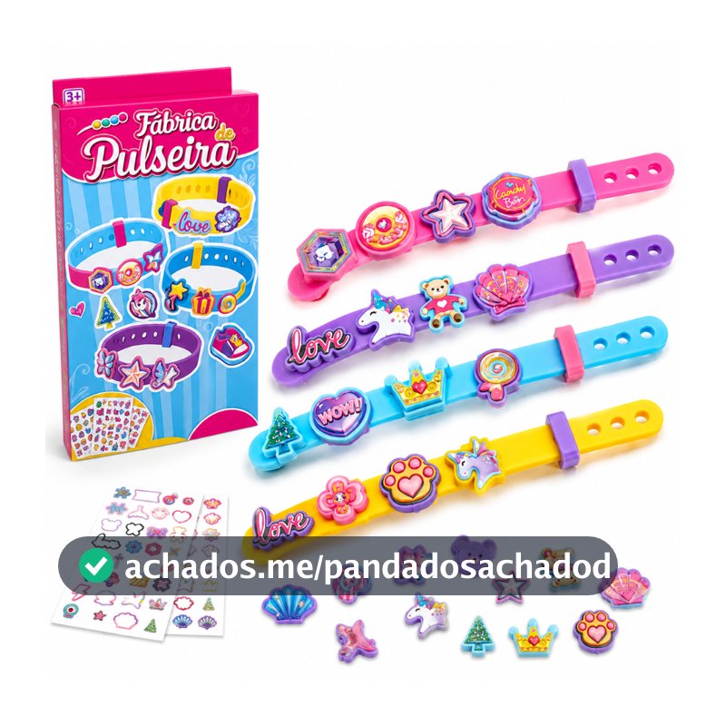 Pulseiras Coloridas Infantil – Kit Criativo e Divertido