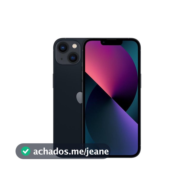 Usado: iPhone 13 128GB Preto Bom - Trocafy - Apple