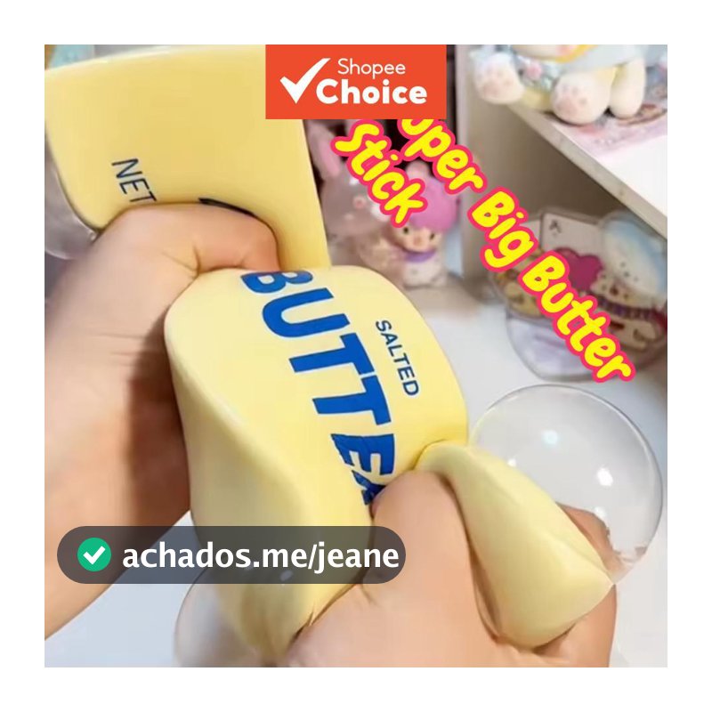 Macio 24cm Recuperação Lenta Extra Grande Manteiga Vara Espremendo Brinquedo Realista Varas Descompressão Brinquedos Fid