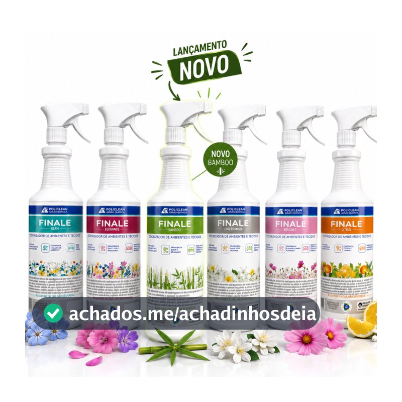 Finale Bouquet Elegance Glam "Cheiro de Rico" Ambiente Aromatizador Tecido Estofado 1 Litro e 500 ml