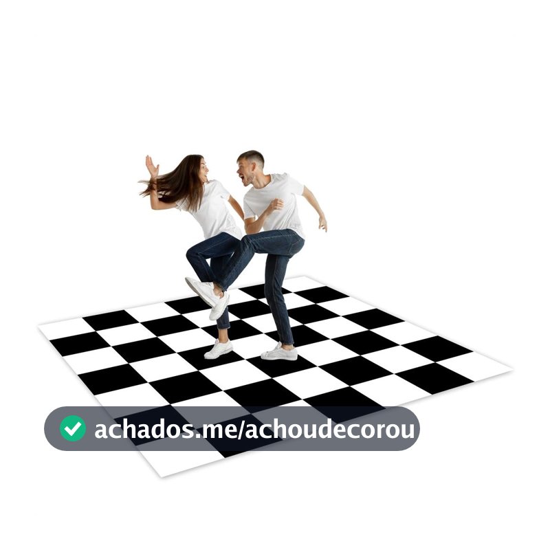 Pista De Danca Xadrez 2,0 x 2,0m