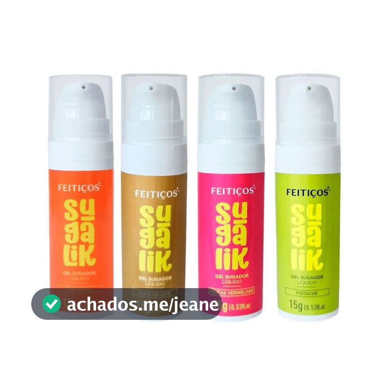 Sugalik Gel Sugador Liquído Pulsa Treme Vibra