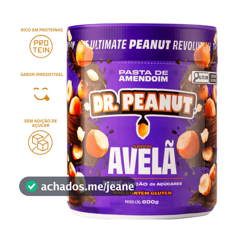 PASTA DE AMENDOIM 600G - DR. PEANUT