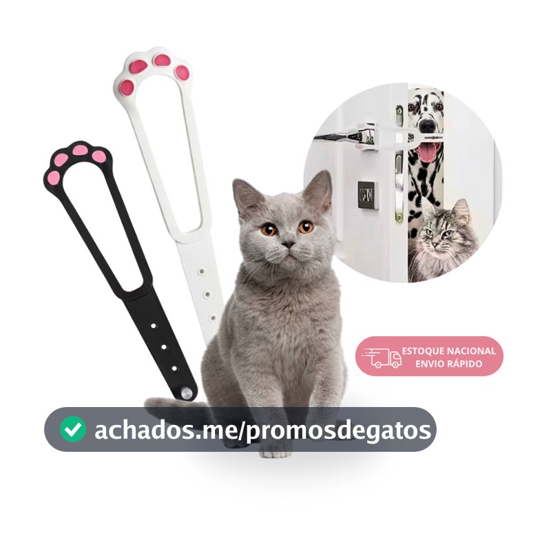 Trava de Suporte de Porta Espaçador Suspenso Para Gatos Animais de Estimação e Bebes Ajustável