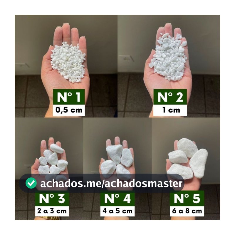 Pedra Branca Dolomita Decorativa 2kg 5kg 10kg 20kg Seixo Natural Vasos Jardim Paisagismo Aquário