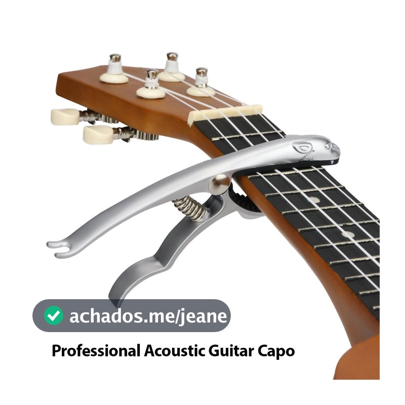 tolobr Profissional Guitarra Acústica Capo Clipe De Transferência Liga Zinco Para Guitarras Clássicas Folk Ukulele Baixo