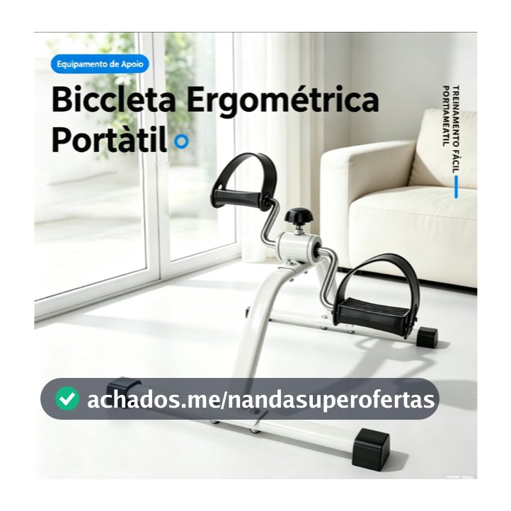 Mini Bicicleta Ergométrica, Exercício Braço e Perna, Resistência Ajustável, Fisioterapia Doméstica