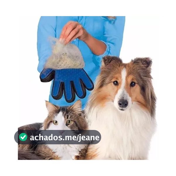 Luva Nano Magnética Tira Pelos Pets Cães Gatos