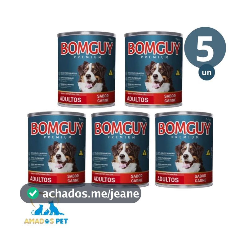 KIT  BOMGUY PATÊ PREMIUM SABOR CARNE 280G - RAÇÃO ÚMIDA PARA CÃES - FVO