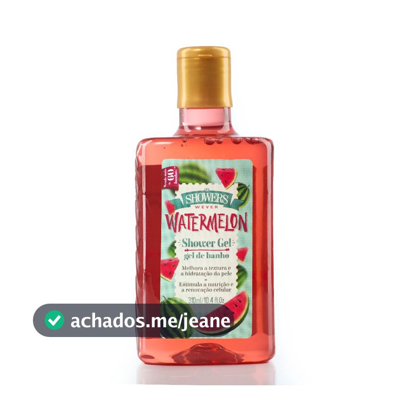 GEL DE BANHO WEVER SHOWERS - FRAGRÂNCIAS - 310ml