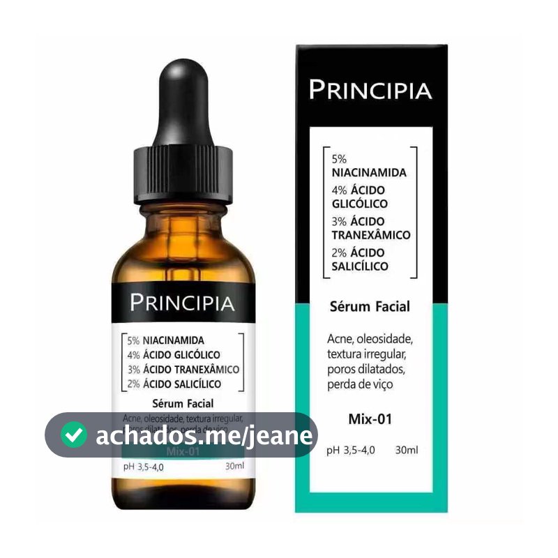 Sérum Mix-01：Reduz poros e oleosidade, clareia manchas