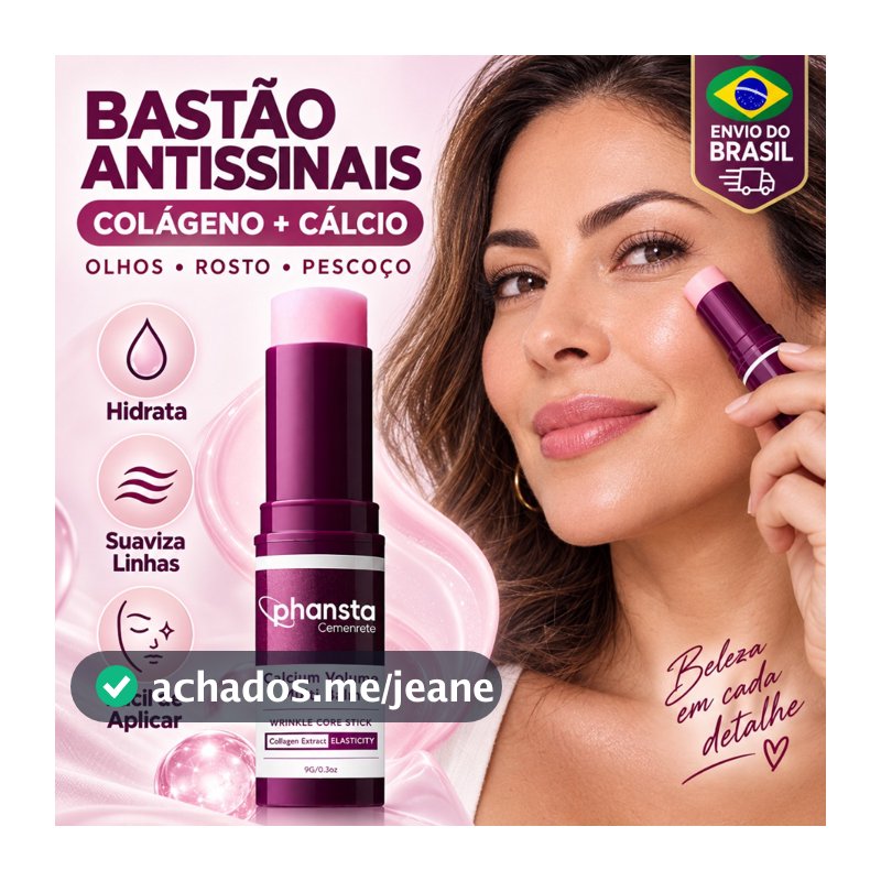 Bastão Antissinais com Colágeno para Olhos Bigode Chinês e Pescoço 9g