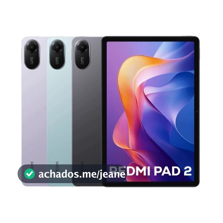 Tablet Xiaomi Redmi Pad 2 128GB / 256GB Tela 11” Versão Global Original Novo Lacrado Envio Imediato