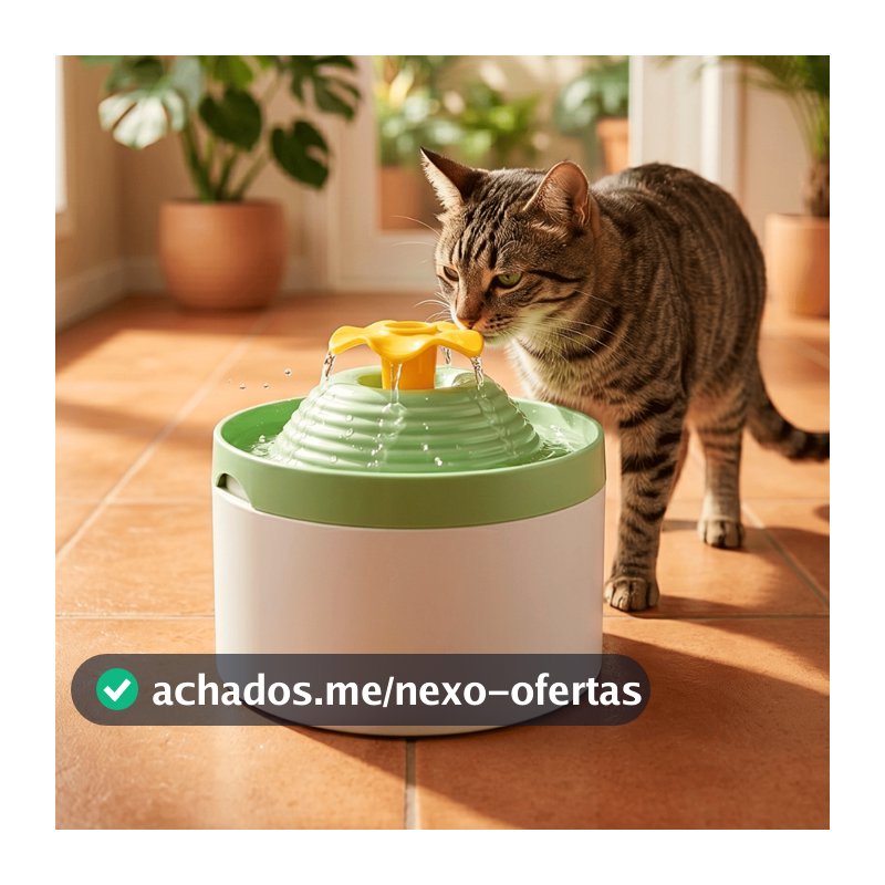 Fonte De Água Bebedouro Para Gatos E Cães Flower Florzinha Durapets 2L