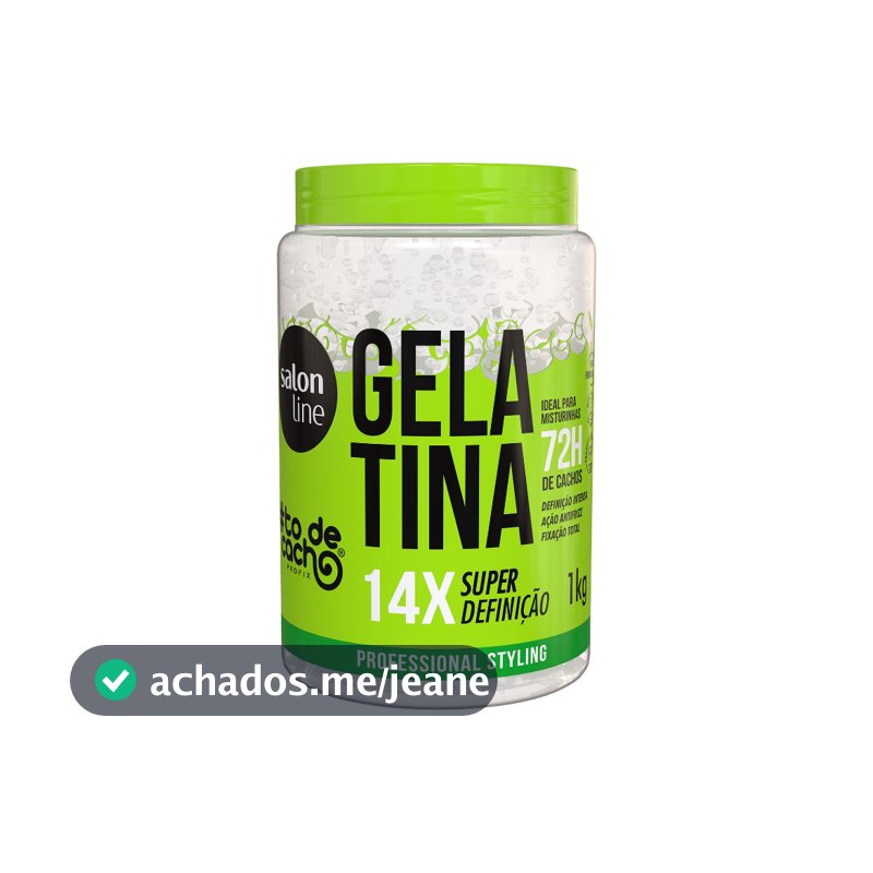 Gelatina Todecacho Não sai da Minha Cabeça 1 kg - Salon Line