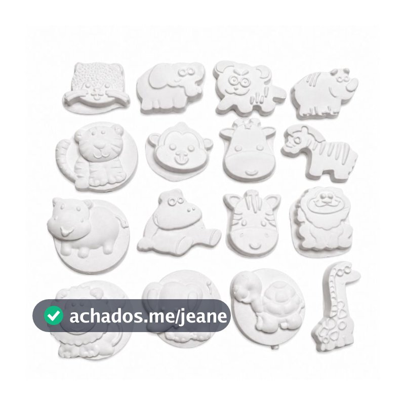 50 peças em gesso para pintar.  dinossauros, fundo do mar, safari, jardim encantado , super heróis , princesas.crianças.