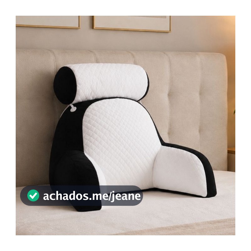 Almofada de Descanso Travesseiro de Encosto Multiuso - LEITURA - SÉRIES -  ERGONÔMICO