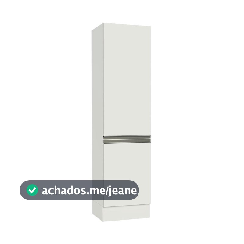 Paneleiro Armário de Cozinha 100% MDF 2 Portas Branco Smart Madesa