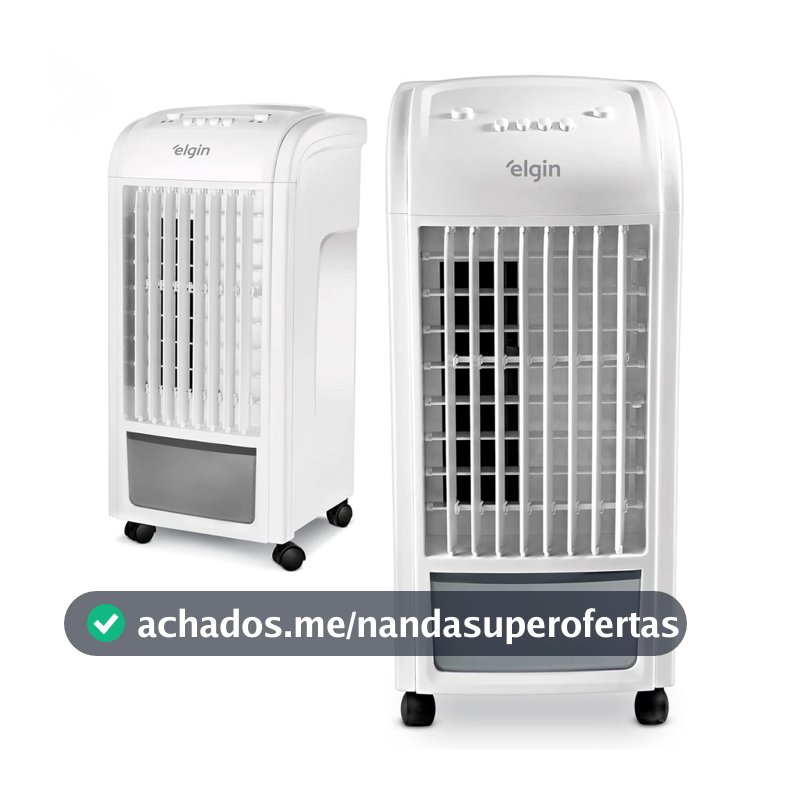 Climatizador Smart 4 em 1 Resfria Ventila Umidifica e Purifica o Ar 3,5L Elgin