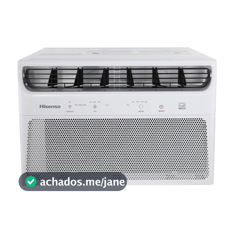 Ar Condicionado Janela Hisense Eletrônico Wi-fi 7.500 Btus aw-08cwbrvgu02 Frio Branco 127V