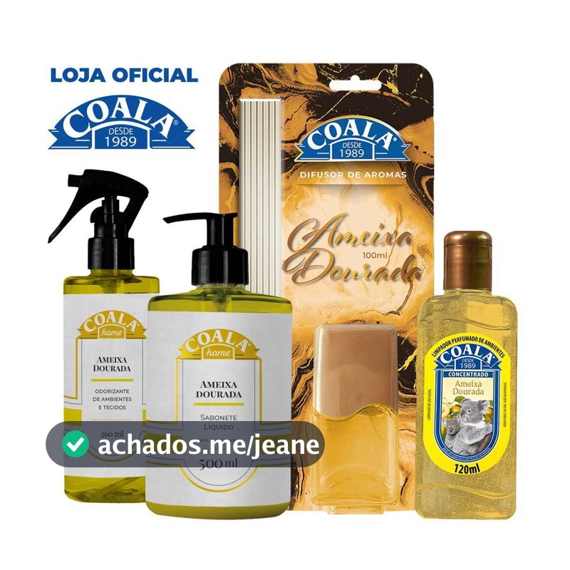 Kit Coala Home Ameixa Dourada