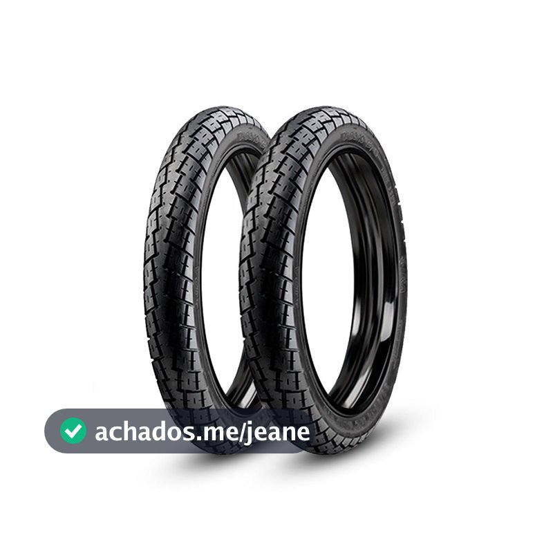 Par Pneus Aro 18 Dianteiro e Traseiro Soho TT Ira 90/90-18 e 2.75-18 ou Titan Fan Ybr Factor 125 150 160