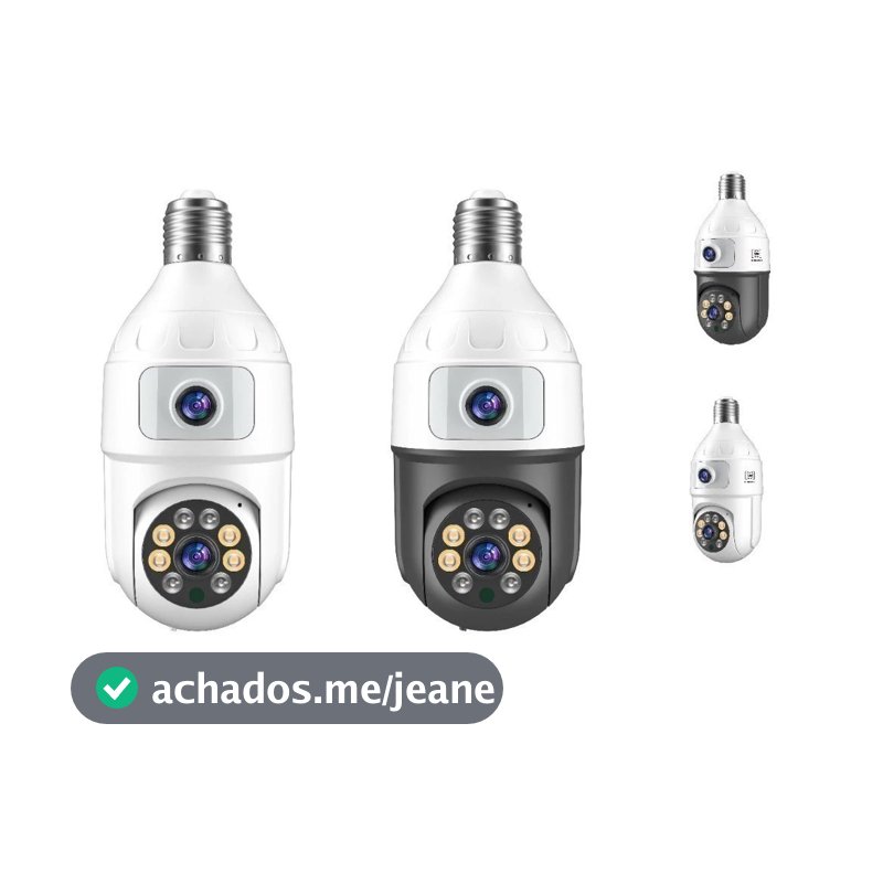 Câmera De Segurança Ip Wifi Full HD 2 Lentes Visão Noturna Microfone Durawell YOOSEE 9696