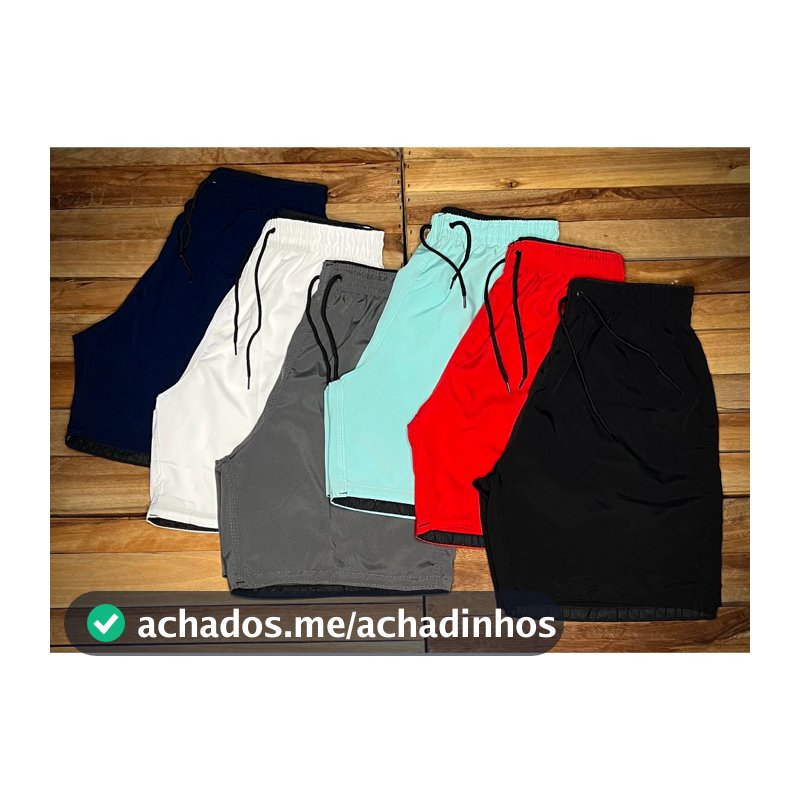 Kit 06 Bermudas Elastano Estilo Mauricinho - Pronta Entrega - Envio Imediato - Queima de Estoque