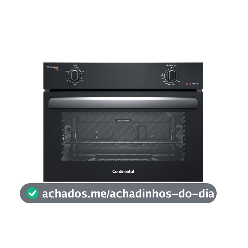 Forno de Embutir a Gás Continental 50L com TOPLimpaFácil (OC4GM)