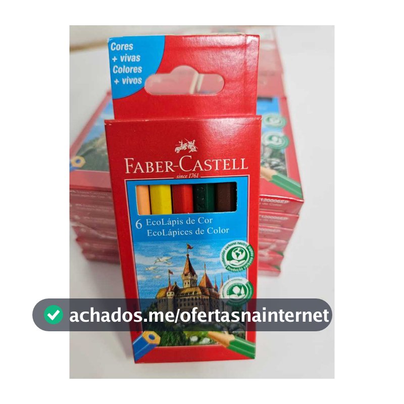Kit 12 caixas mini  lápis de cor Faber-Castell perfeito para lembrancinha, presentes ou revenda.