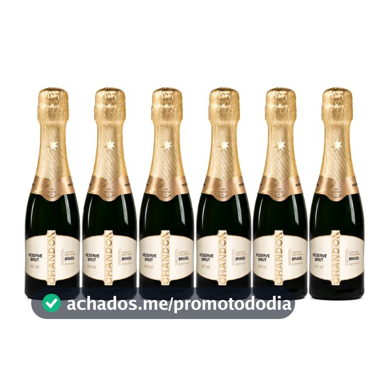 KIT 6 Espumante Chandon Brut Baby - 6 x 187ml