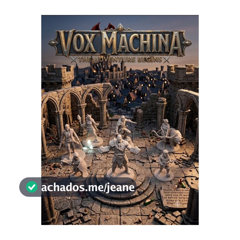 Miniaturas Heróis Vox Machina Para RPG E Coleção - 32MM