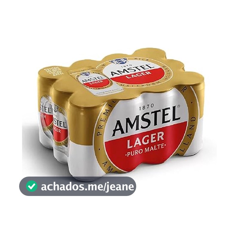 Cerveja Amstel Lager Lata 269ml - 12 Unid.