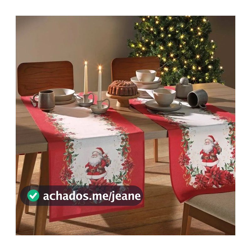 Trilho Caminho De Mesa Renova Dohler Clean Impermeavel 0,45cm x 1,60m