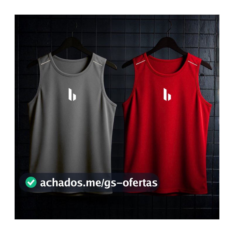 Kit  2  Regatas  Masculinas Dry Fitess Camisas DryFit  Masculino  Regata  Academia