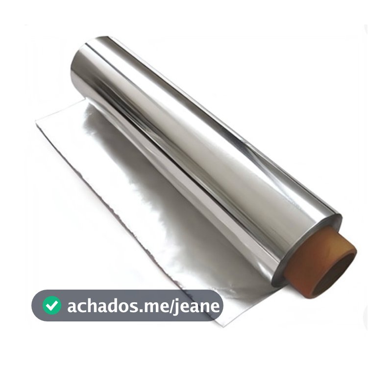 ROLO PAPEL ALUMÍNIO 100 METROS X 30 CM VABENE OFF (CHOCO)