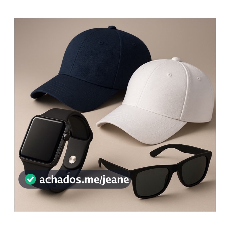 Kit Masculino Boné Liso + Relogio Digital Prova d’água + Óculos just Premium