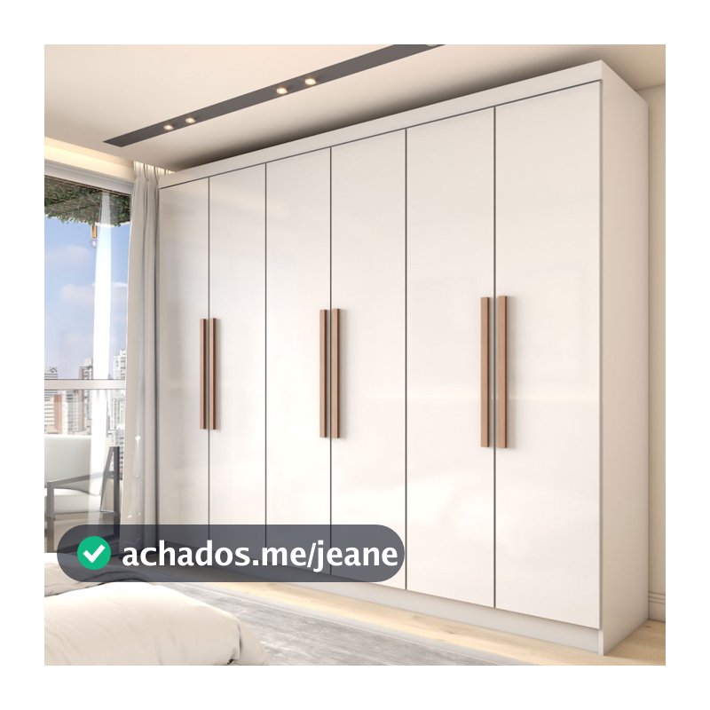 Guarda-Roupa Casal Odisseia 6 Portas 2 Gavetas